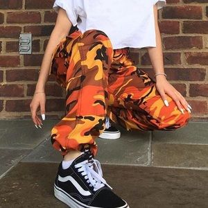 Trendy Cargo Camouflage Pants 🔥